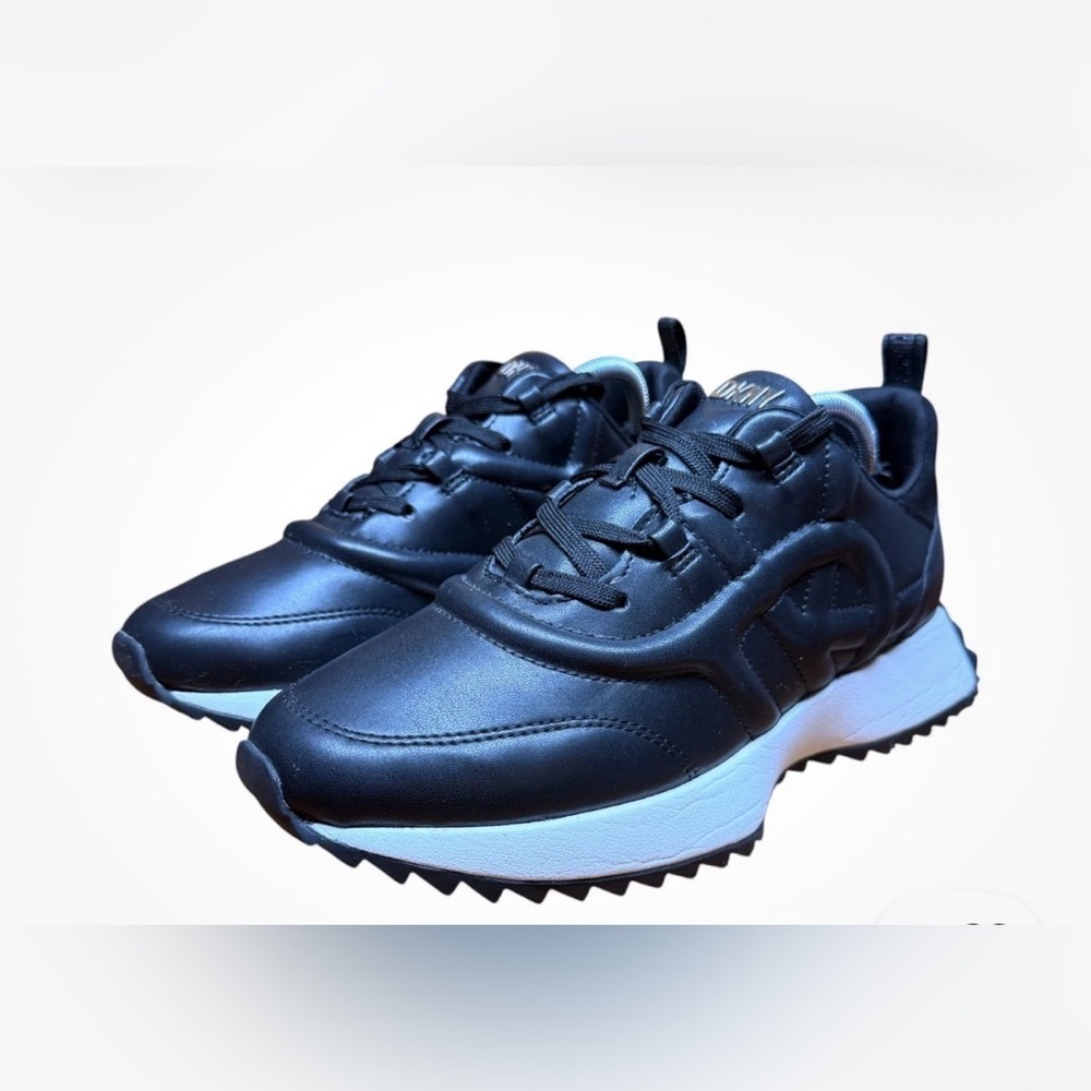 DKNY women’s Nix Lace-Up black Sneakers 8.5 walking outdoors streetwear